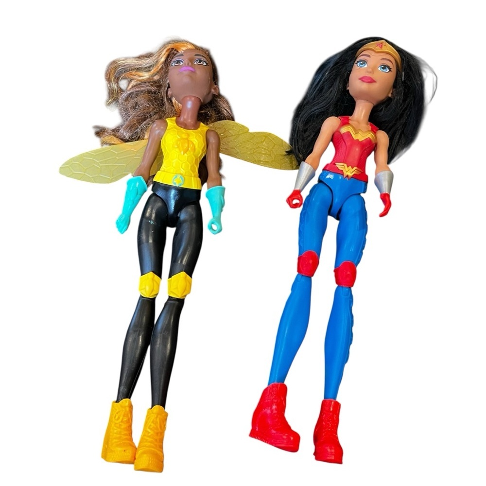 Dc comics super hero girls dolls lot Wonder Woman bumblebee